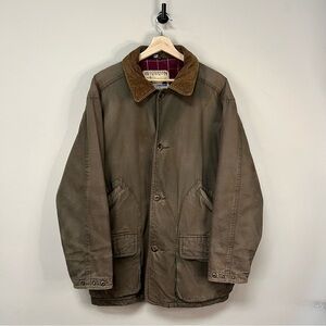 Vintage 90s Flannel Lined Barn Jacket